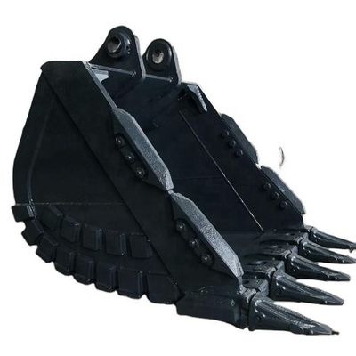 125T Excavator Rock Buckets Manufacture Digging Buckets With 6.2cubic