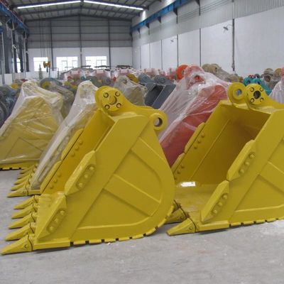 Excavator Parts Heavy Duty Digging Bucket Reinforced Cutting Edge 1 Cubic Meter
