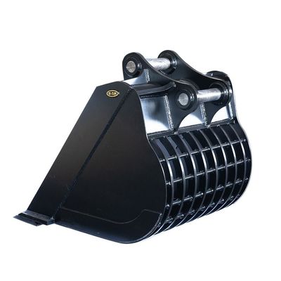 Custom Excavator Sieve Bucket  Steel Digging Rock Sieve Bucket 1 Cubic Meter