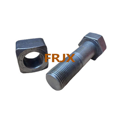 Hardness Forged Excavator Track Bolts Black Oxide Finish With Right Hand Thread ISO Certified