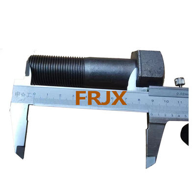 Hardness Forged Excavator Track Bolts Black Oxide Finish With Right Hand Thread ISO Certified