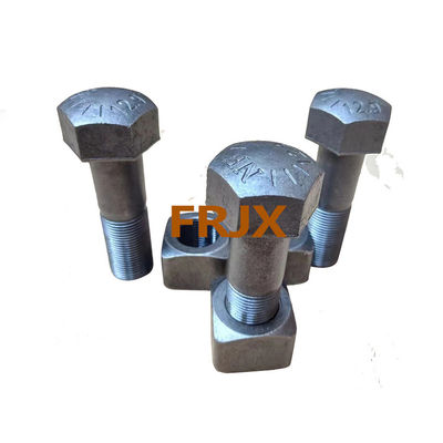 New Excavator Bolt with Black Oxide Finish Right Hand Thread Direction Cold Forming Technology