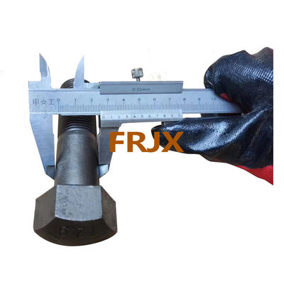 New Excavator Bolt with Black Oxide Finish Right Hand Thread Direction Cold Forming Technology