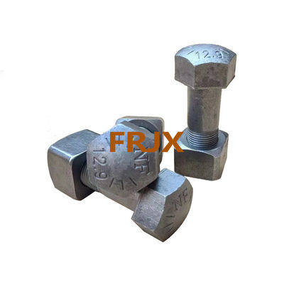 New Excavator Bolt with Black Oxide Finish Right Hand Thread Direction Cold Forming Technology