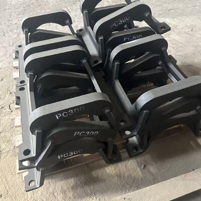 Excavator chain guard, chain protector, wear-resistant components, chain holder