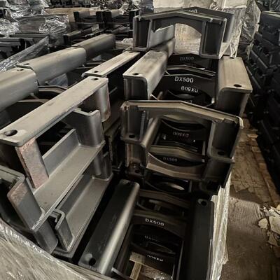 Excavator chain guard, chain protector, wear-resistant components, chain holder