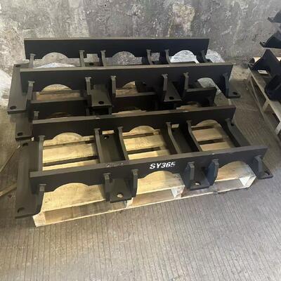 Excavator chain guard, chain protector, wear-resistant components, chain holder