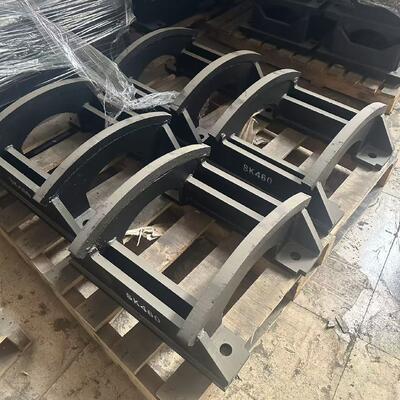 Excavator chain guard, chain protector, wear-resistant components, chain holder